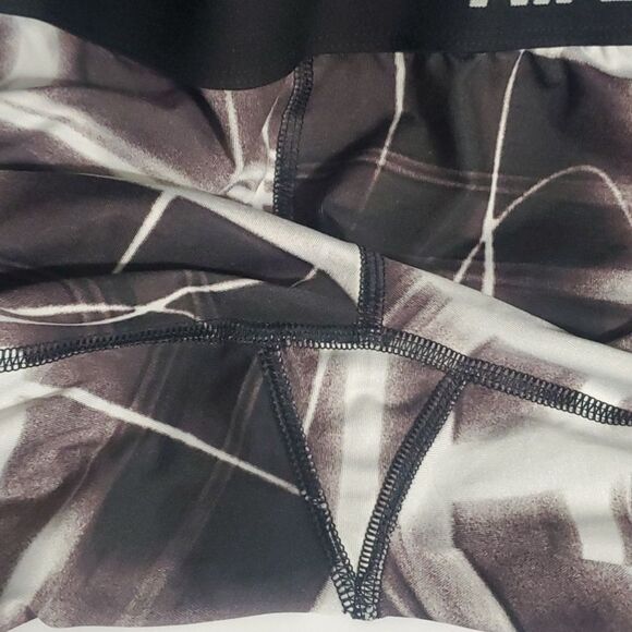 NIKE PRO pants Womens size Medium brown white Running Yoga Compression L… - Picture 13 of 13